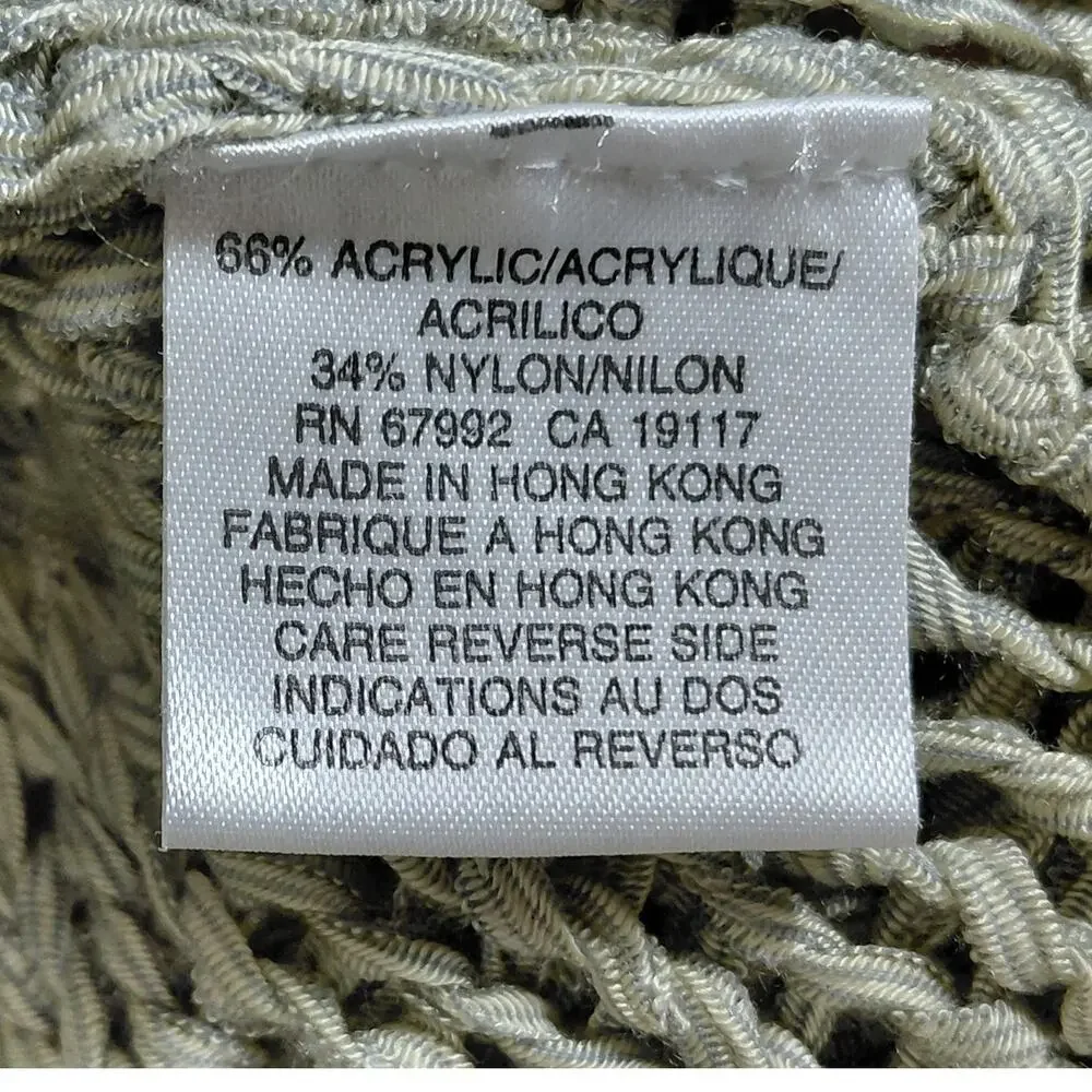 Sigrid Olsen Gray Cardigan Lightweight Sweater Women Size L
